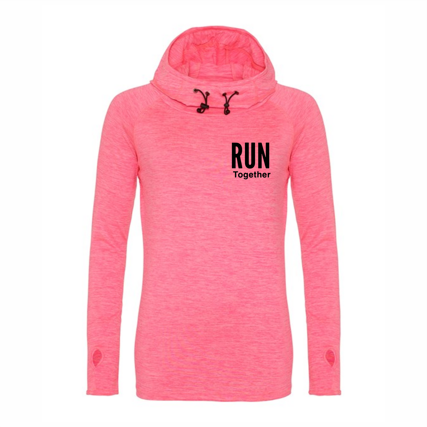 Run Together Women's Cowl Neck Top