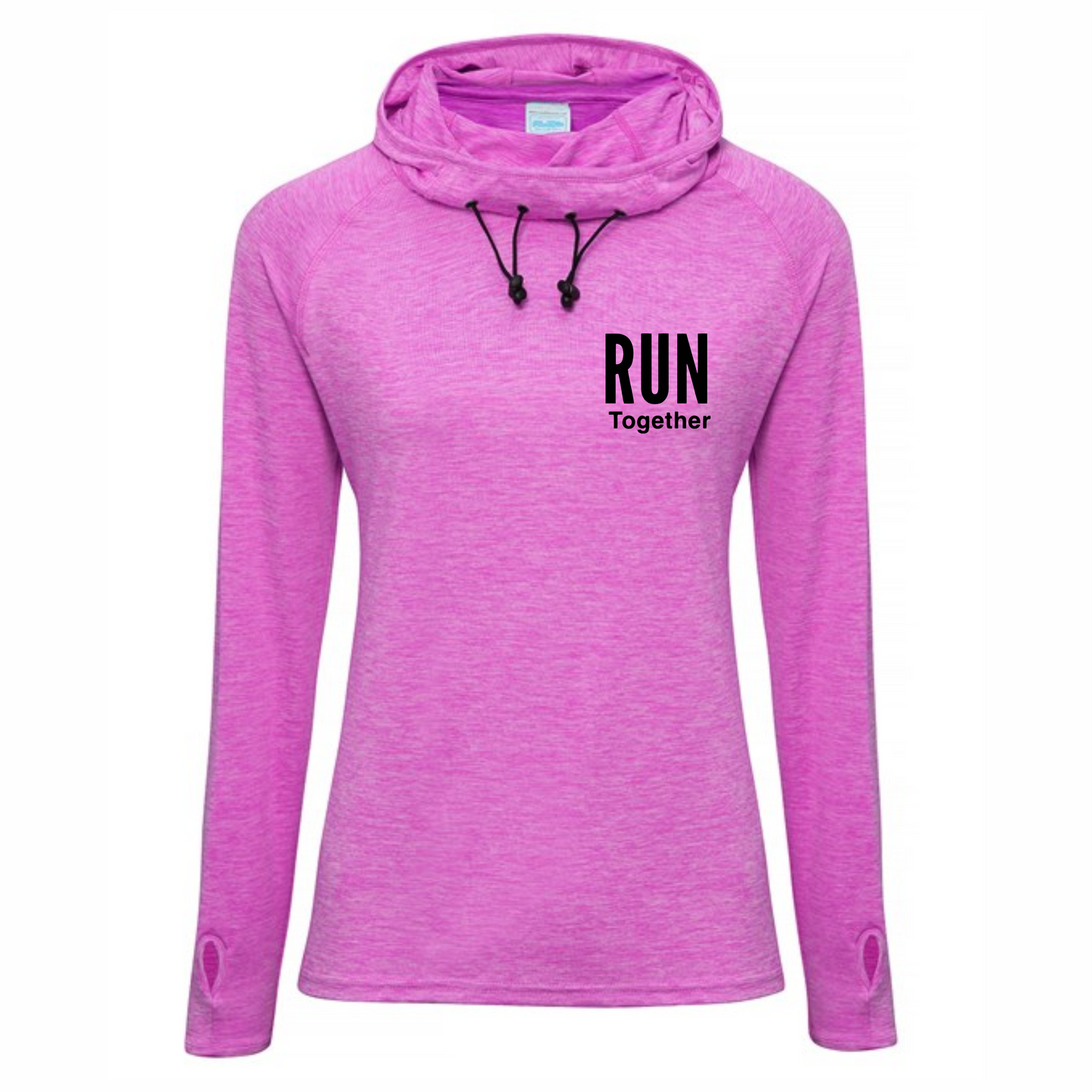 Run Together Women's Cowl Neck Top