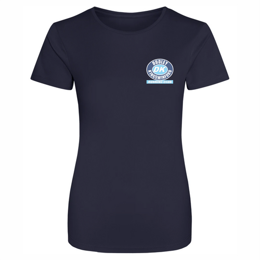 DK Running Club Ladies Navy T-Shirt