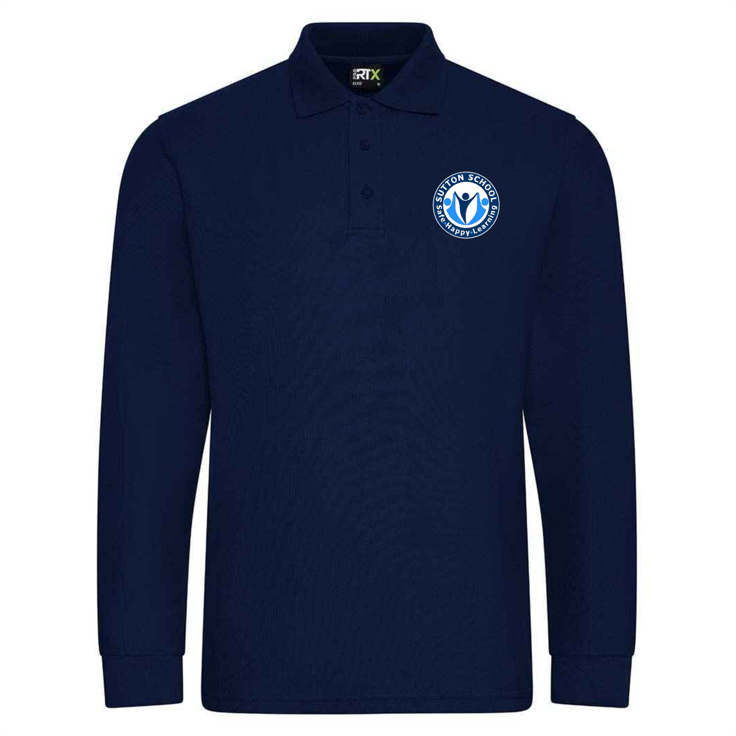 Sutton School Long Sleeve Polo Shirt (STAFF ONLY)