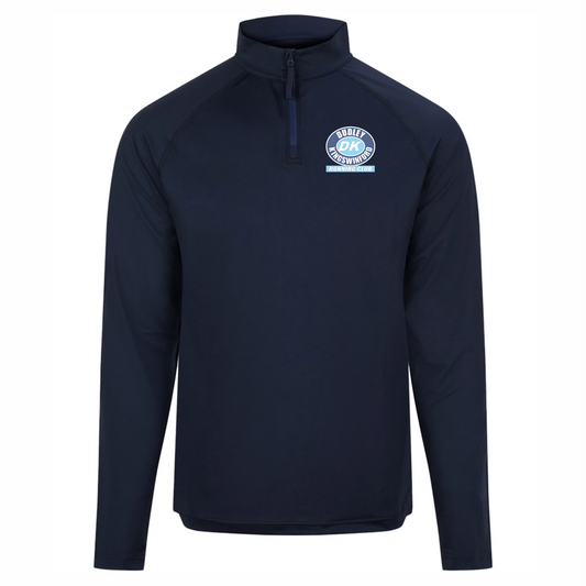 DK Running Club Navy Lightweight Active 1/4 Zip