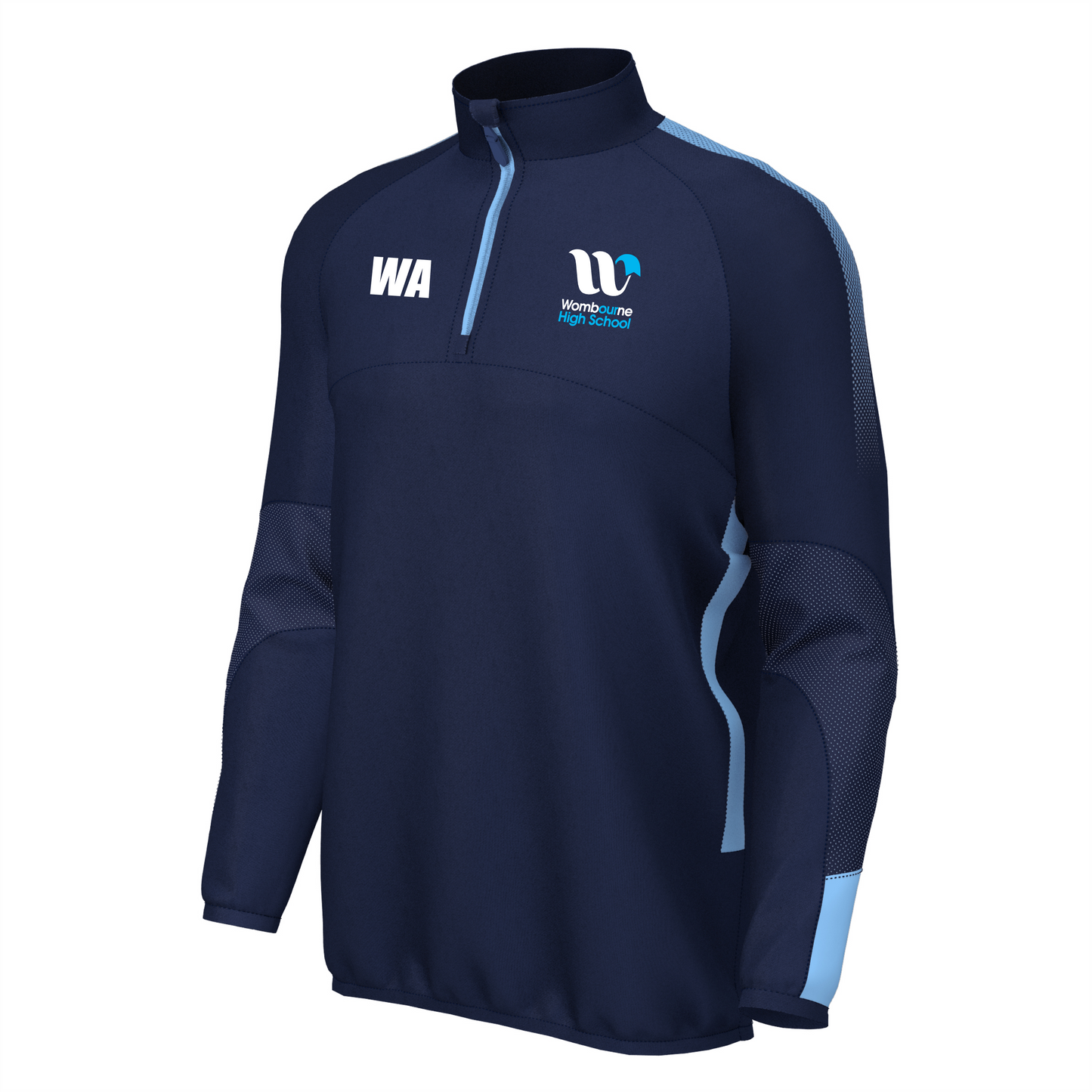 Wombourne High P.E 1/4 Zip Midlayer