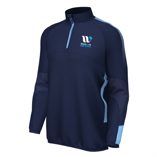 Wombourne High P.E 1/4 Zip Midlayer