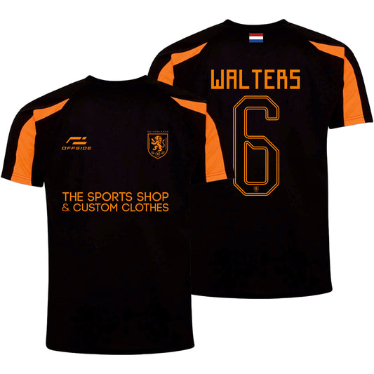 Netherlands World Cup Supporter T-Shirt – Personalised Name & Number Included