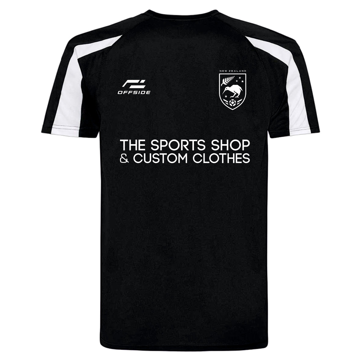 New Zealand World Cup Supporter T-Shirt – Personalised Name & Number Included
