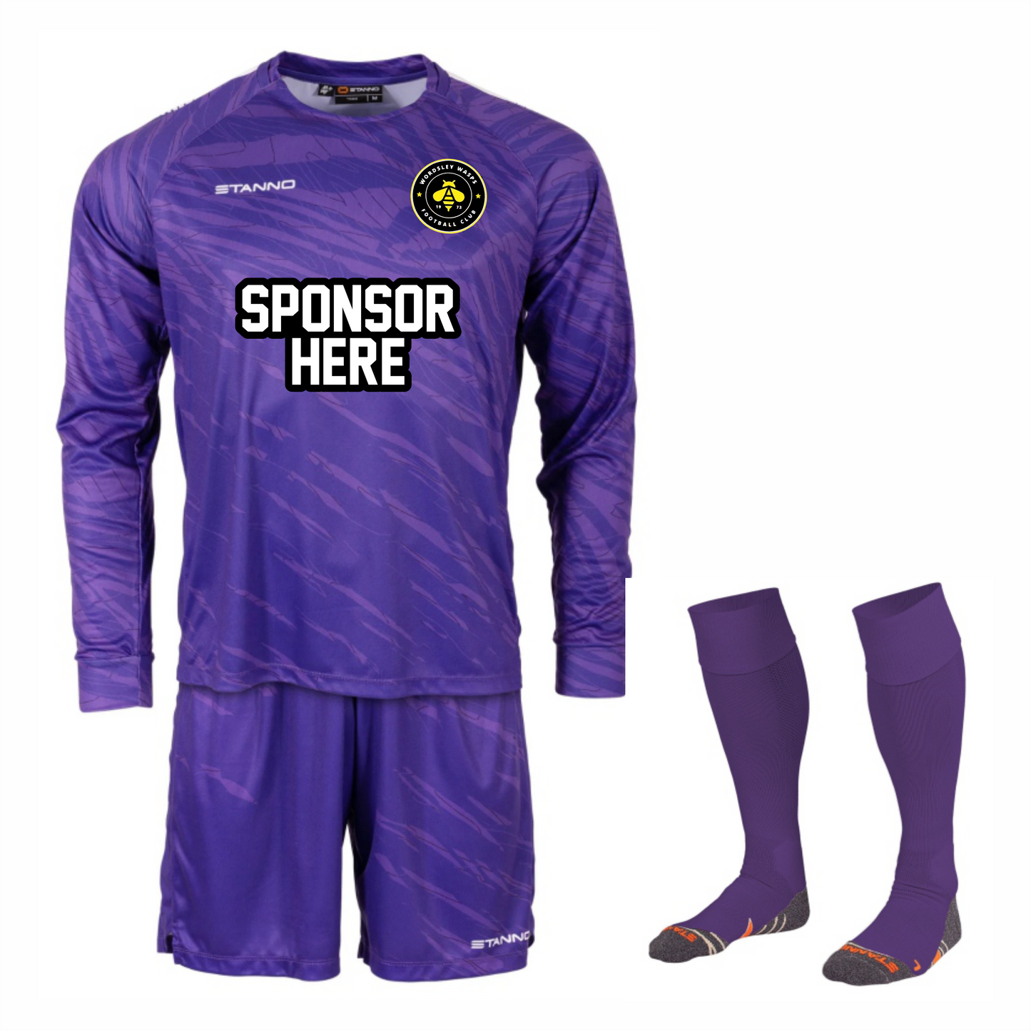 Wordsley Wasps GK Kit - Purple