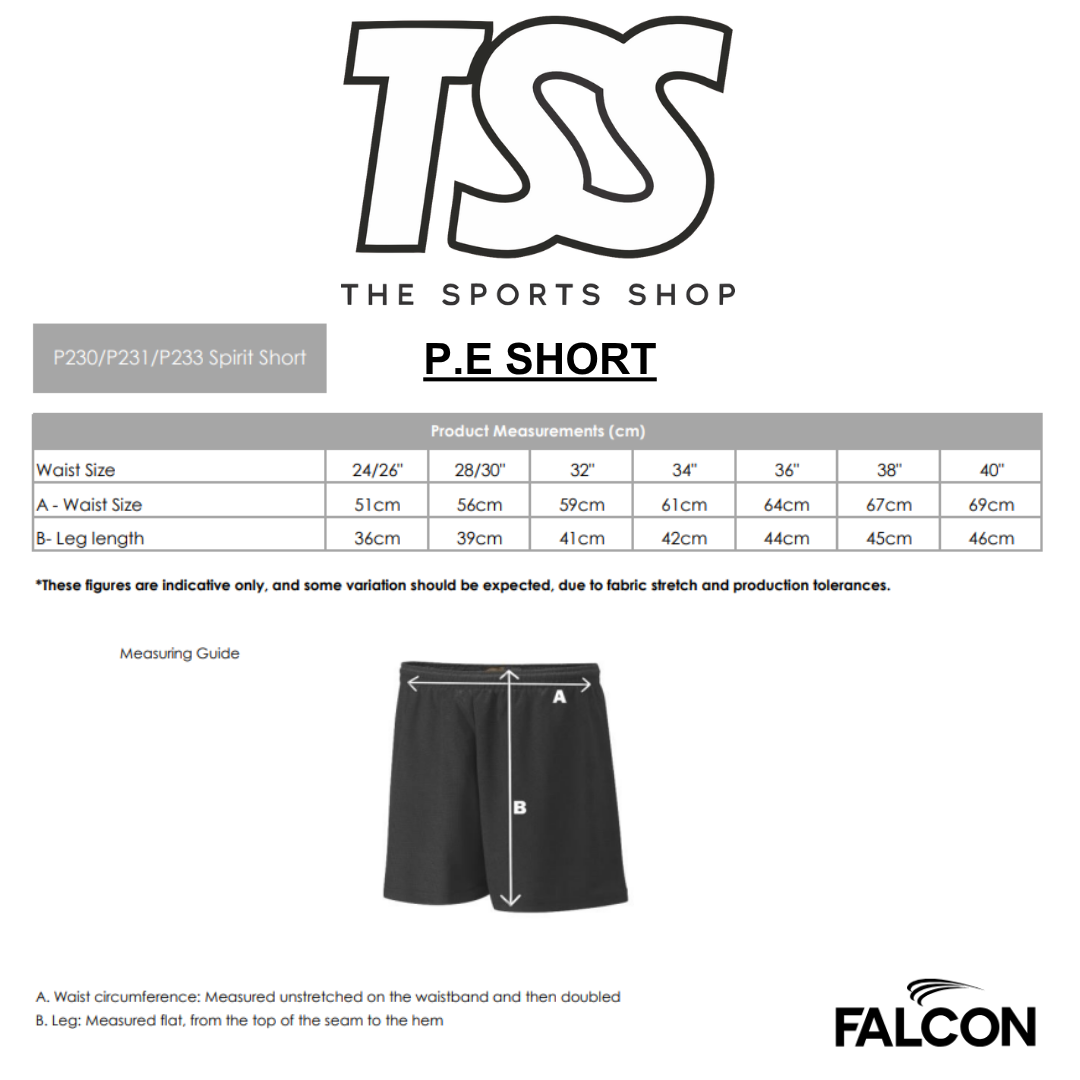 Crestwood School P.E. Shorts [Compulsory Item]