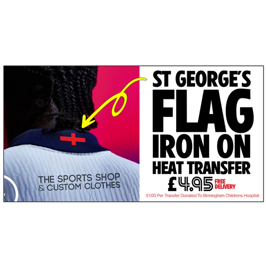St George's Flag Iron-On Transfer