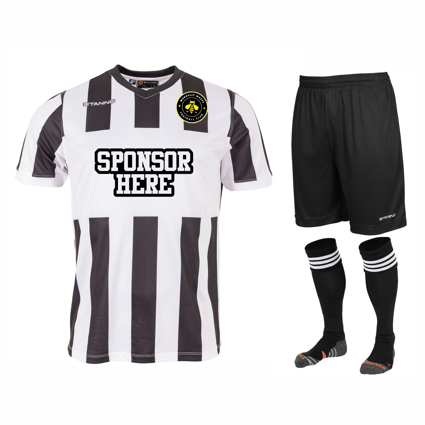 Wordsley Wasps Stanno Home Kit - Junior