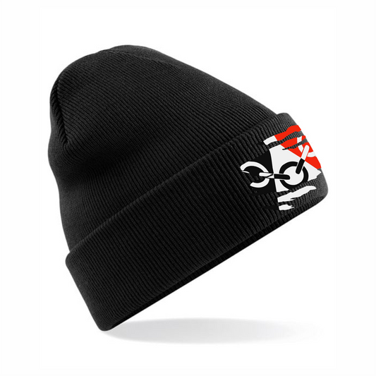 Black Country Black Cuffed Beanie Hat