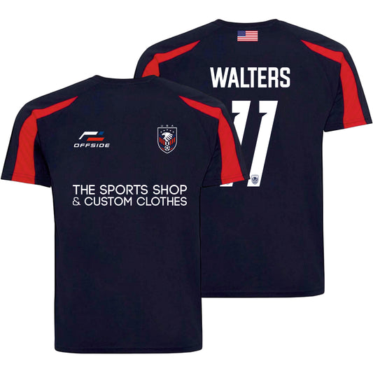 USA World Cup Supporter T-Shirt – Personalised Name & Number Included