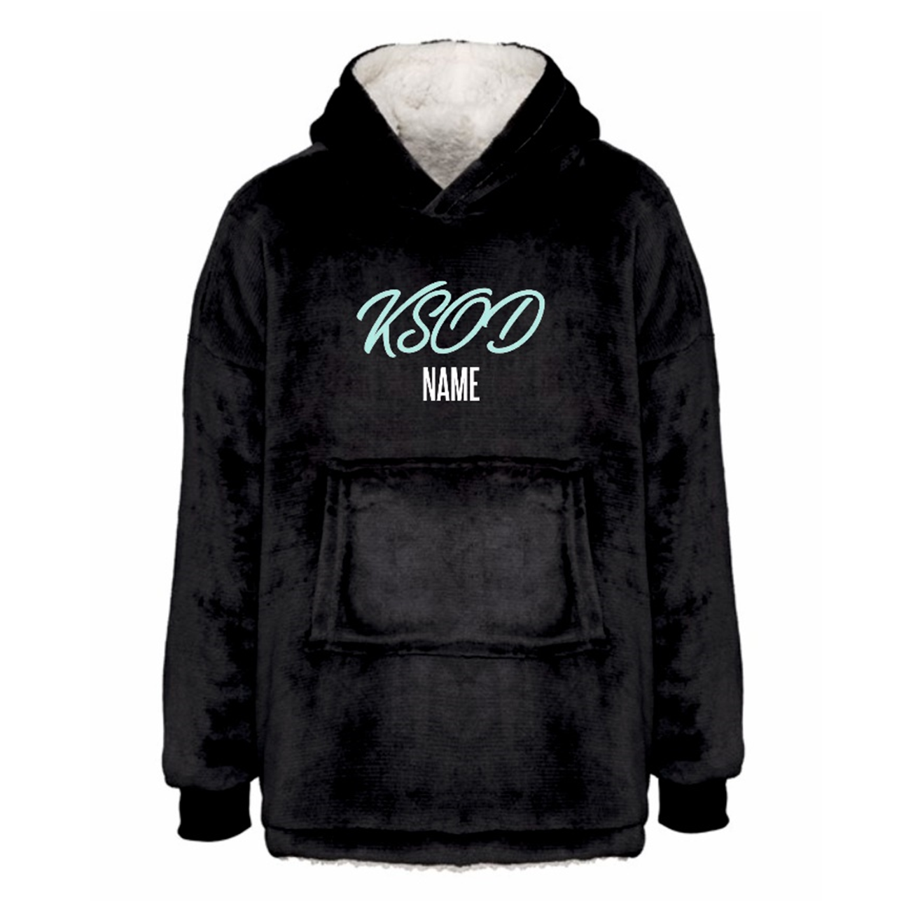 KSOD - Senior Sherpa Hoodie - Black