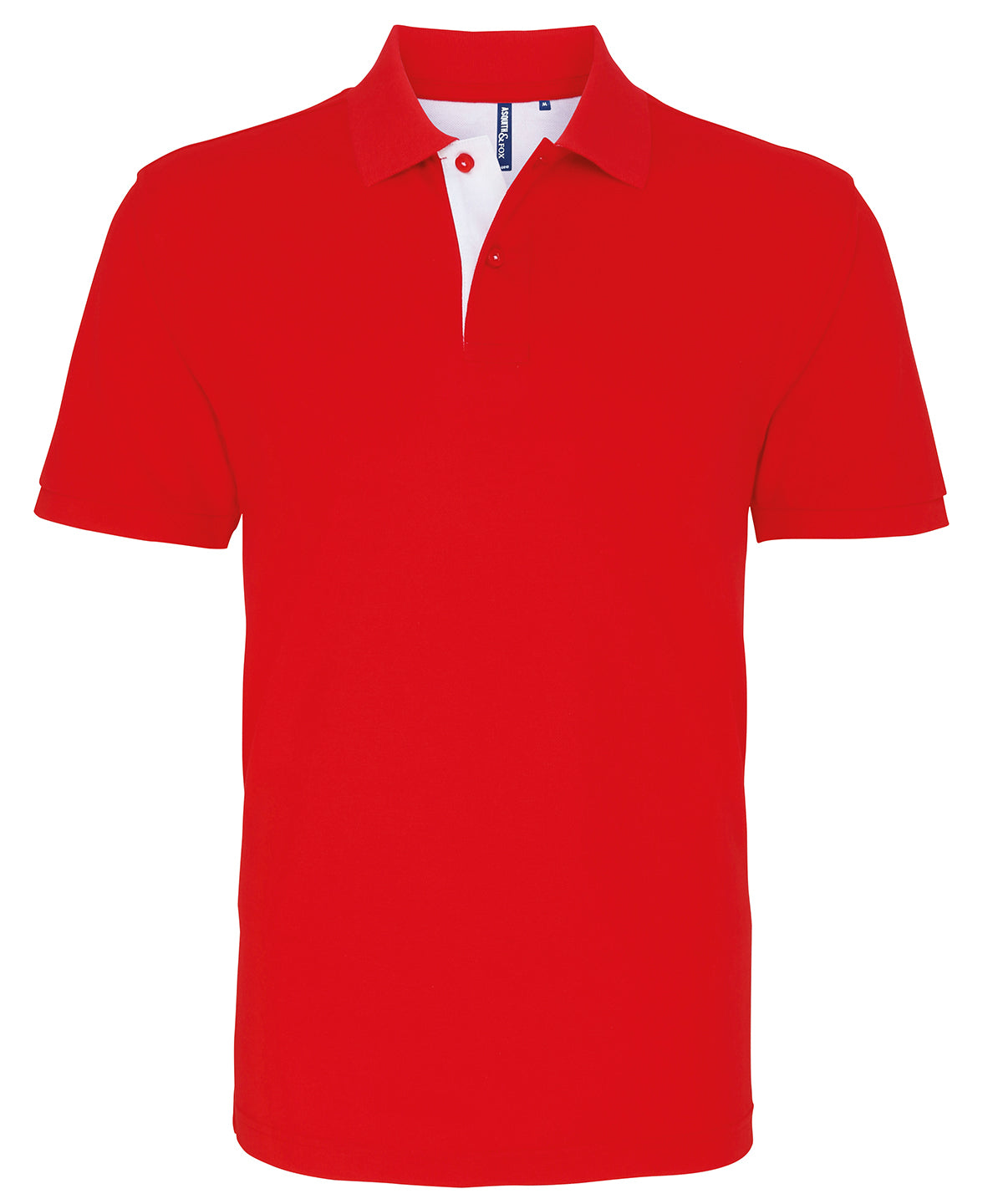 Men's classic fit contrast polo