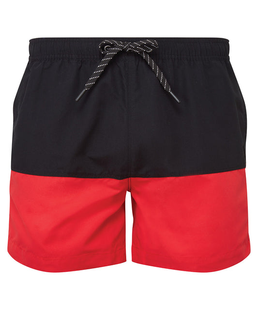 Block colour swim shorts 