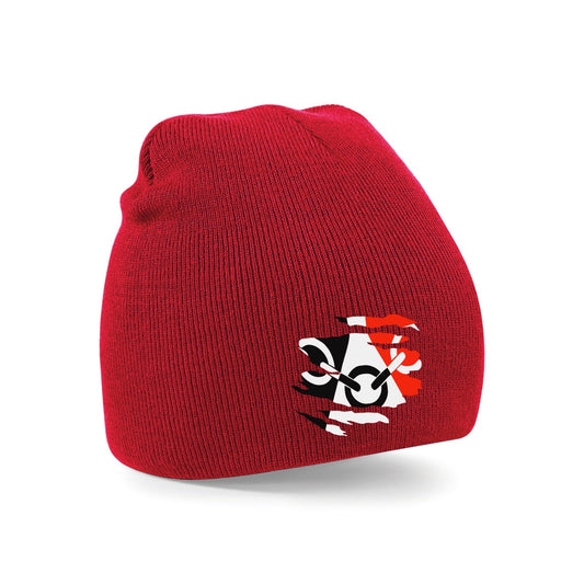 Black Country Beanie - Red