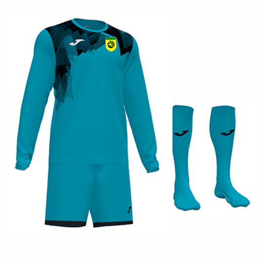 Gornal Athletic FC - Home Goalkeeper Full Kit - Turquoise (Joma Zamora V)