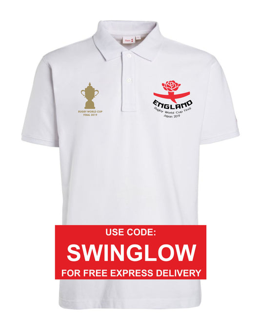 England RWC Final White Polo Top