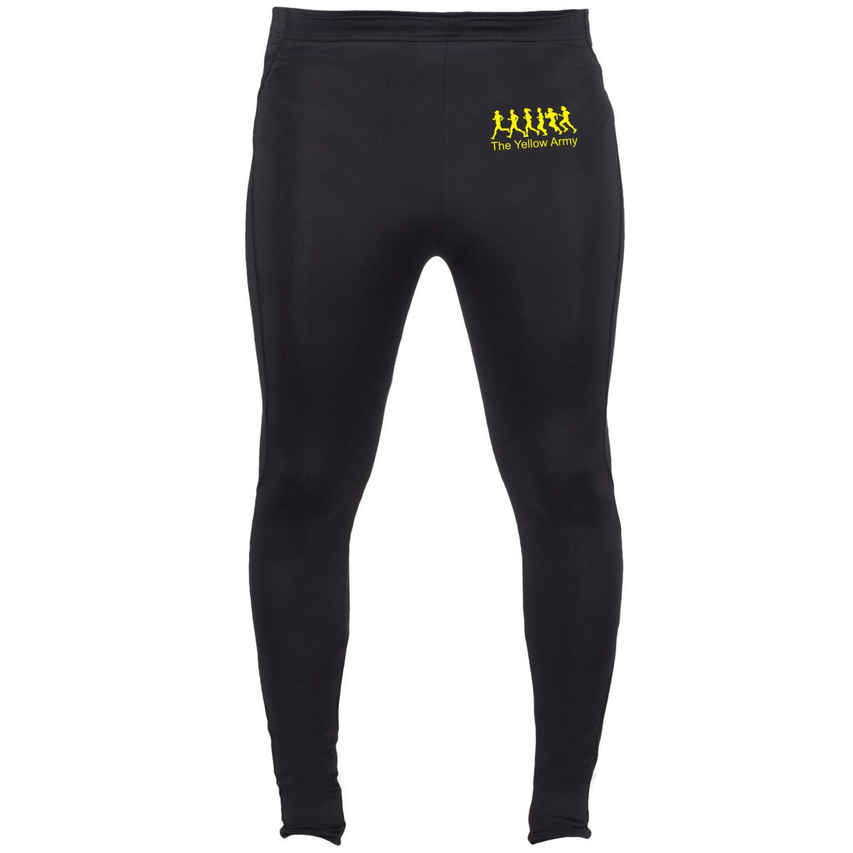 Mens Yellow Army Full Length Bottoms