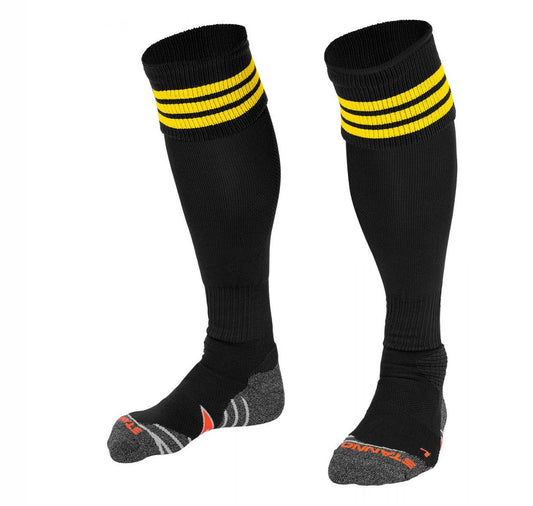 Stanno Ring Sock- Black & Yellow