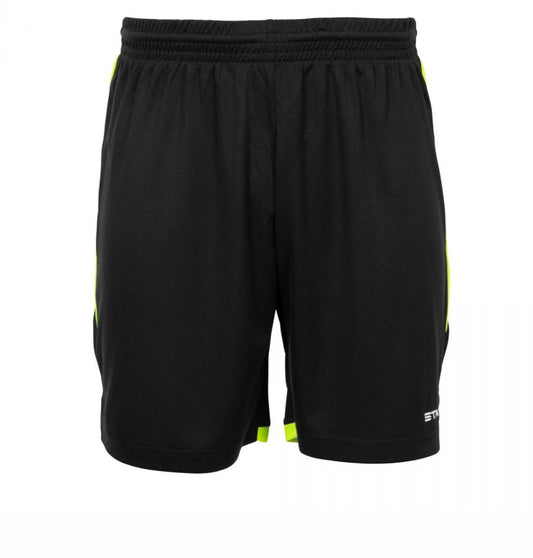 Stanno - Focus Shorts - Black & Neon Yellow