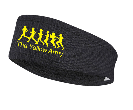Yellow Army Running Headband