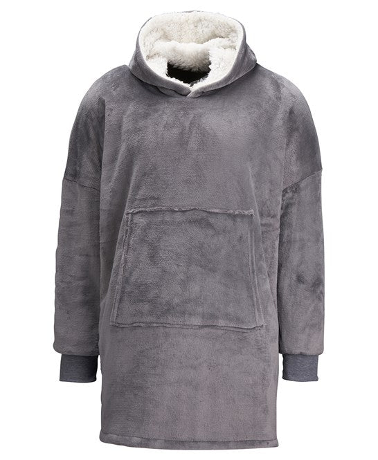 Grey clearance sherpa hoodie